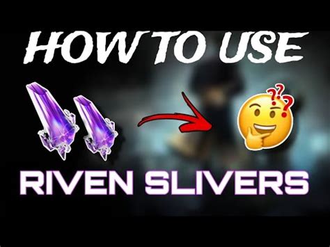 how to get rivens warframe.